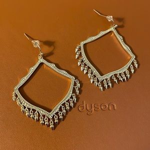 Kendra Scott Gold Drop Tassel Earrings